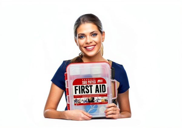 First Aid Kit M2 BASICS 350 Piece Emergency Dual Layer Hard Case OSHA-4