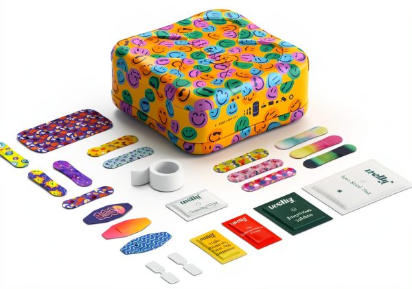 Welly First Aid Kit - Waterproof Bandages, Tape, Ibuprofen - 130 Count-5