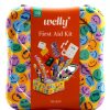 Welly First Aid Kit - Waterproof Bandages, Tape, Ibuprofen - 130 Count-0