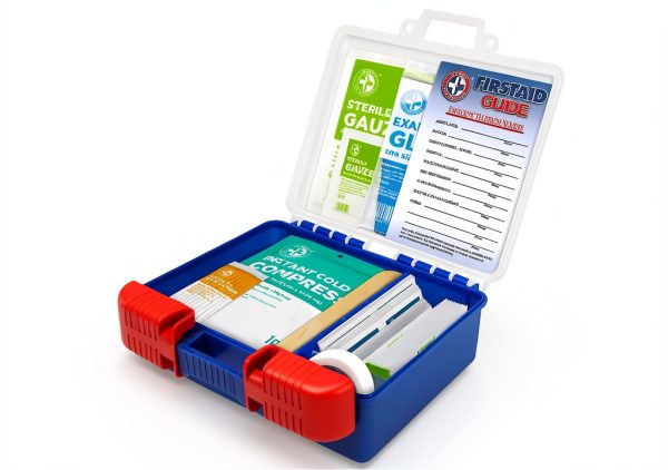 First Aid Kit 110 pc by Be Smart Get Prepared Case with 100 Items-1